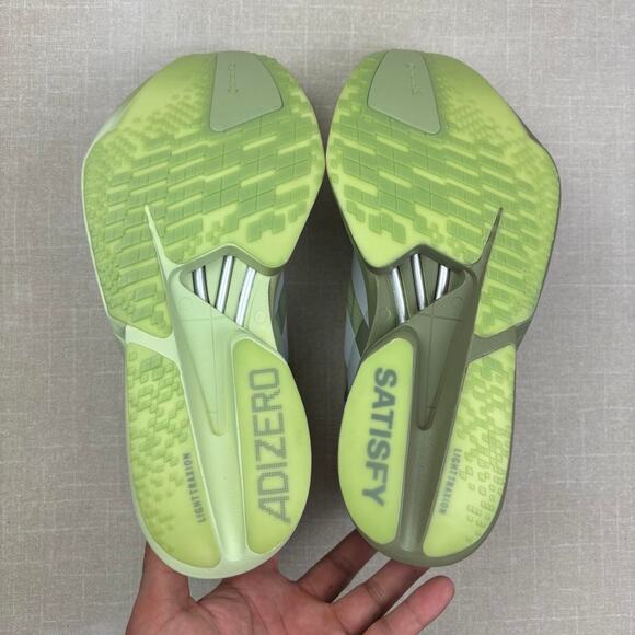 ? 2026 Satisfy x adidas Adios Pro 4 “Tent Green” 9.5M
